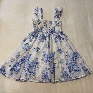 Janie and Jack White and Blue Smocked Sundress